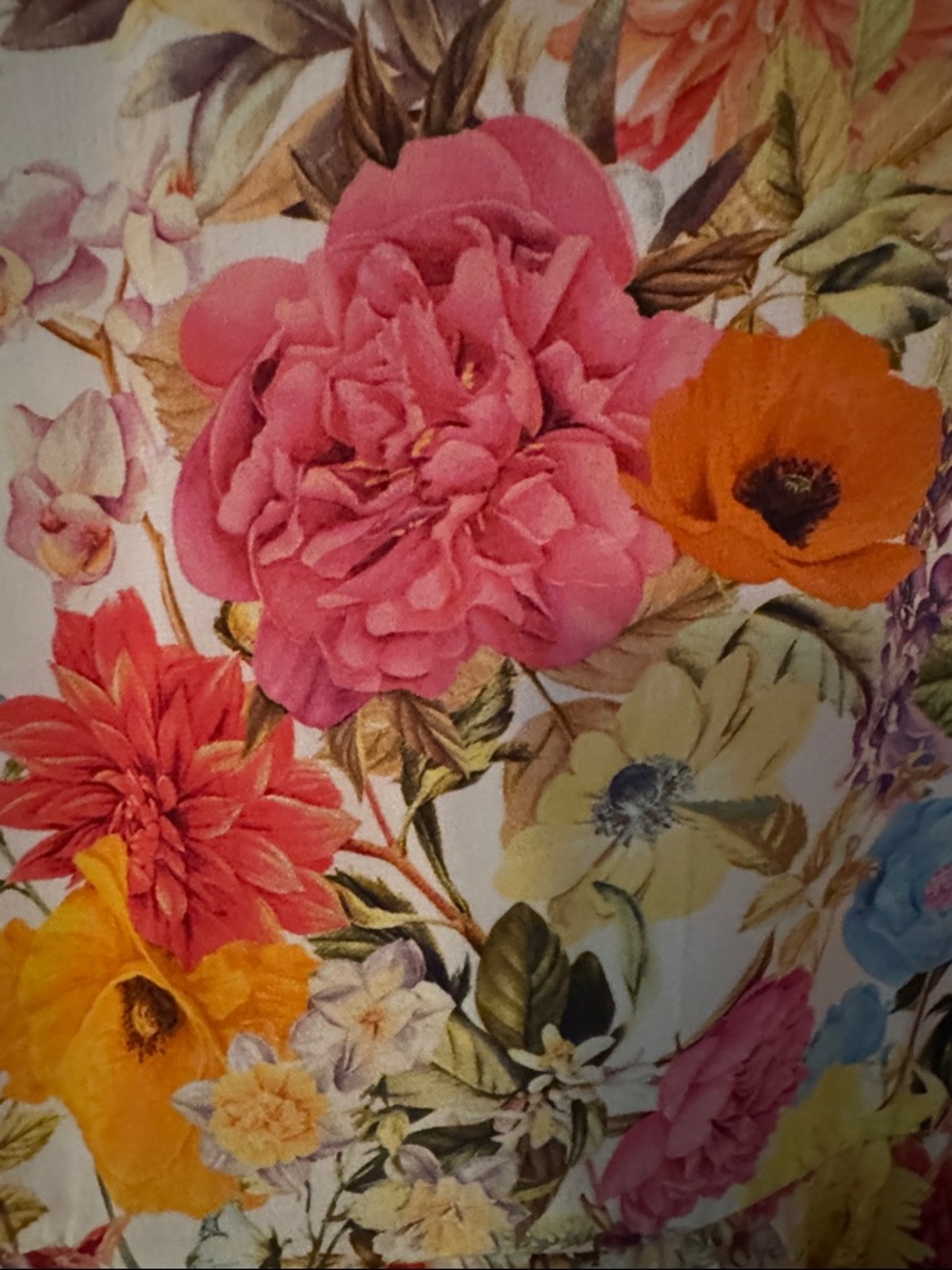 Camilla White Floral Mini Dress with Multicolor Bouquet Print - Picture 13 of 16